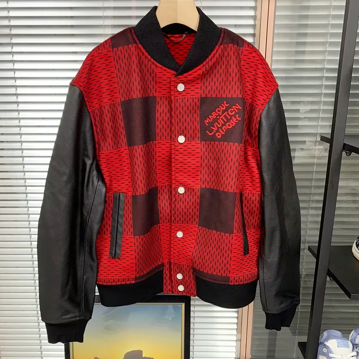 ルイヴィトン メンズ レザージャケット -  Bomber - lvc1852x