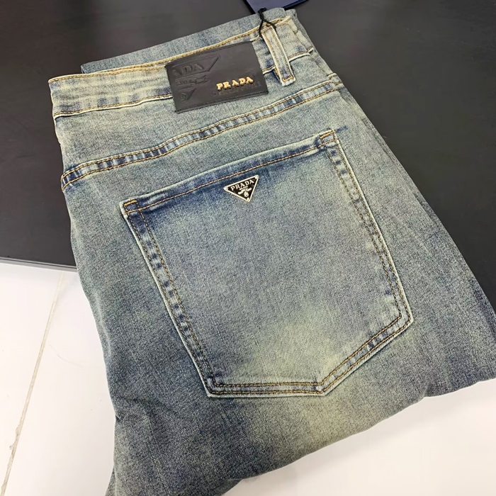 プラダ メンズ グレー ジーンズ - Gray - prc2431x