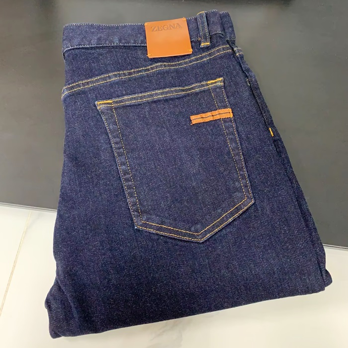エルメネジルド・ゼニア メンズ ブルー ジーンズ - - zeg112x