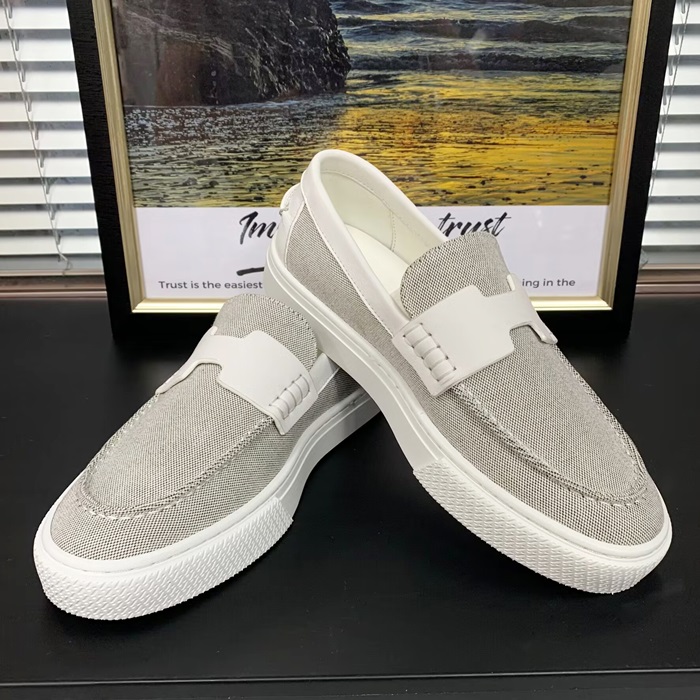 エルメス ユニセックス グレーローファー - H - hes1074x