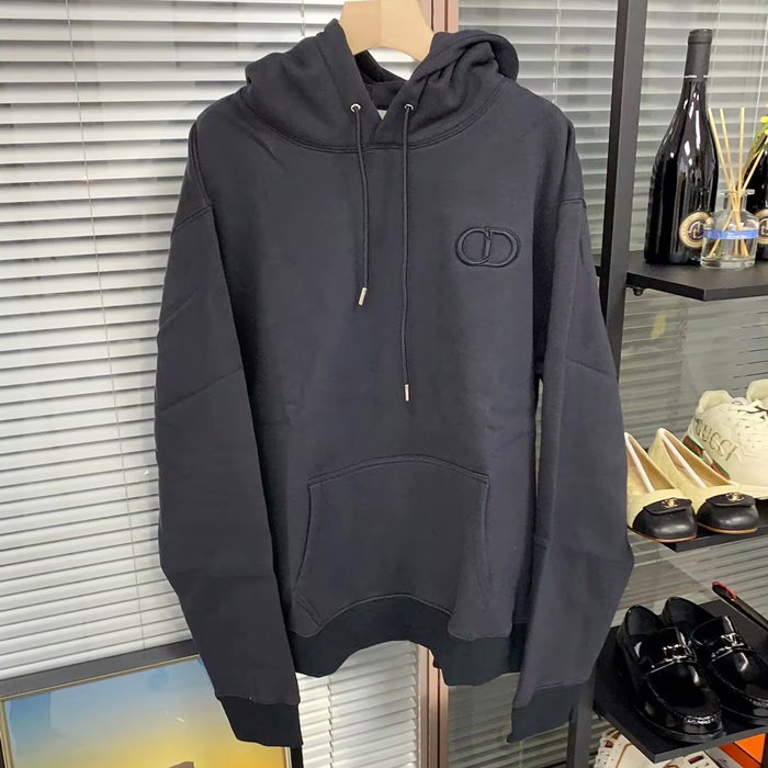 ディオール ユニセックス ブラック フーディーTシャツ -  - dic1914x