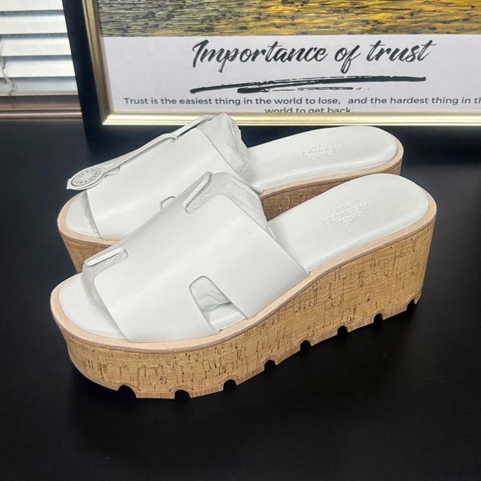 エルメス レディース ウェッジヒール ミュール -   Wedges heel  - hes1454x