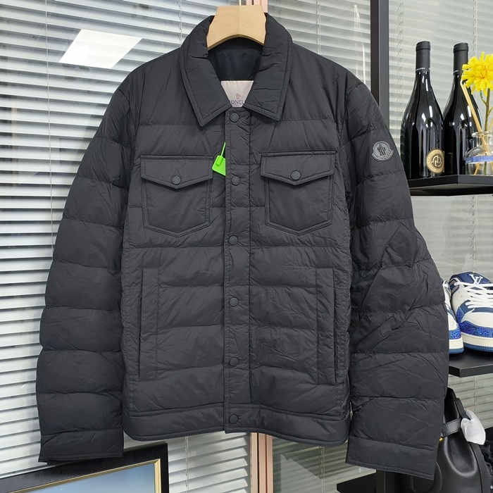 モンクレール メンズ ブラック軽量パディング - Padding - mo168x