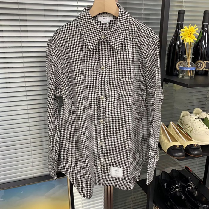 トムブラウン メンズ ベーシック シャツ -thc1367x