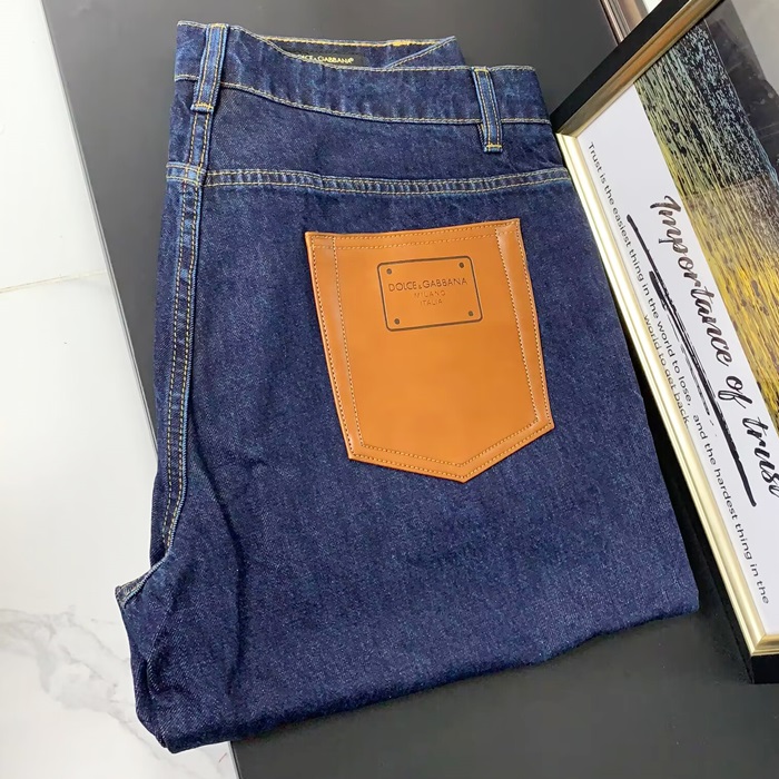 ディーアンドジー メンズ ネイビー ジーンズ -  - doc2552x