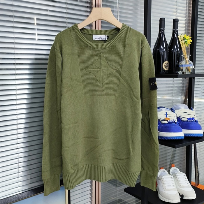  Green - ストーンアイランドメンズ カジュアル クルーネック セーター Sto0425x Size(m - 2xl) グリーン