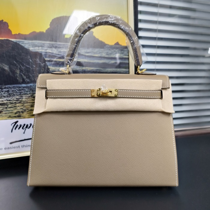 Kelly Epsom Bag/Bag,25cm,HERB0857 - エルメスケリー エプソム トートバッグ/ショルダーバッグ,25cm,カーキ