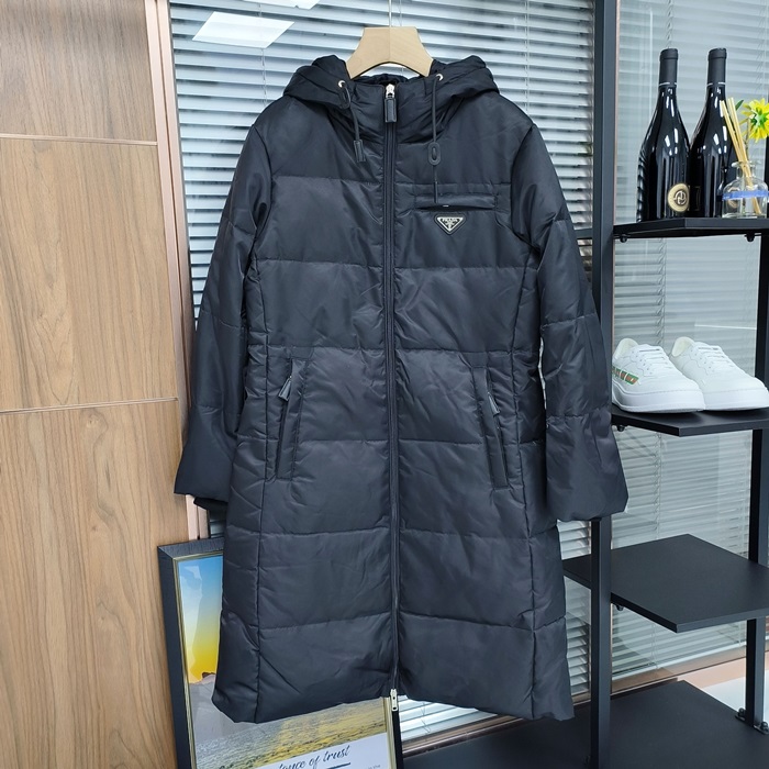 2019  - プラダレディース LOGO カジュアル ダックダウン パディング Pra0829x.Size(s - xl).ブラック