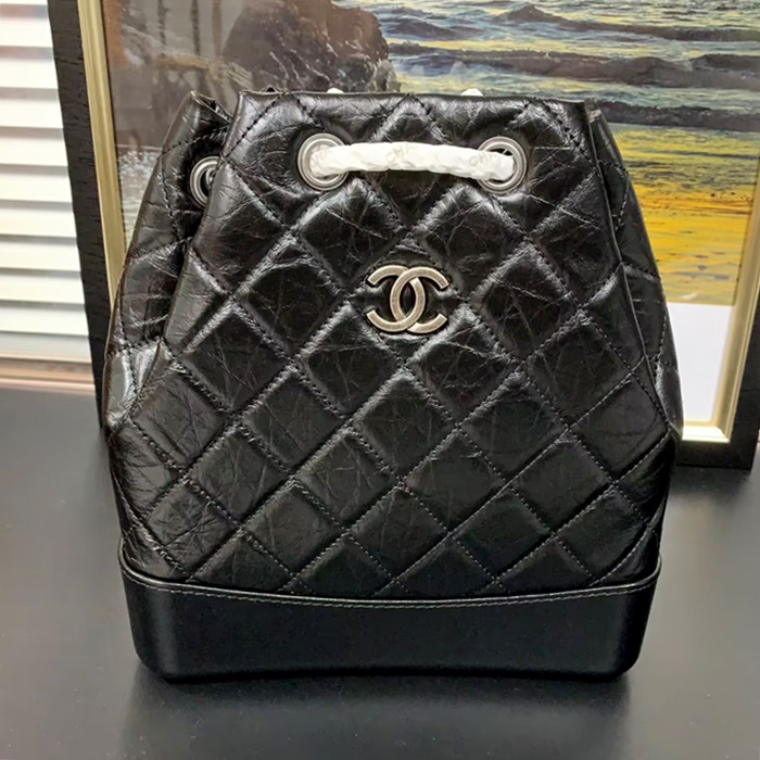 Gabrielle  ,23CM - シャネルガブリエル バックパック,CHAB0133,23CM,ブラック