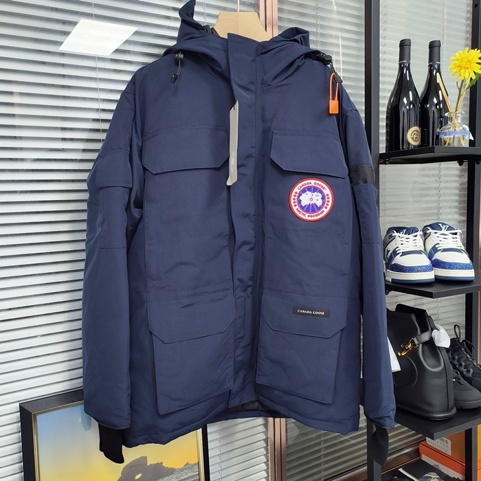 カナダグース メンズ ネイビー パディング - can413x