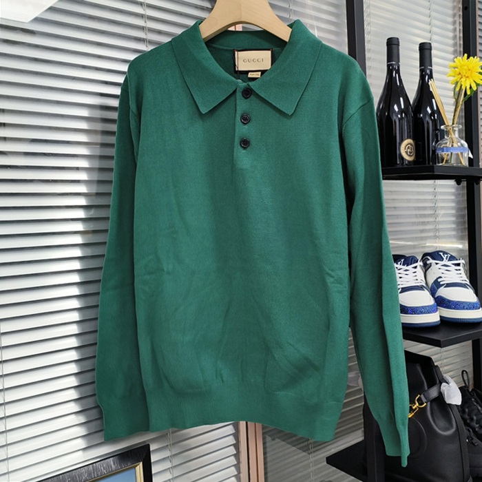 グッチ メンズ ポロ セーター -Polo er - guc3410x