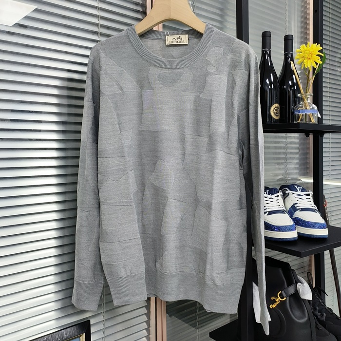 エルメス メンズ ラウンドネックセーター -  er - hec2716x