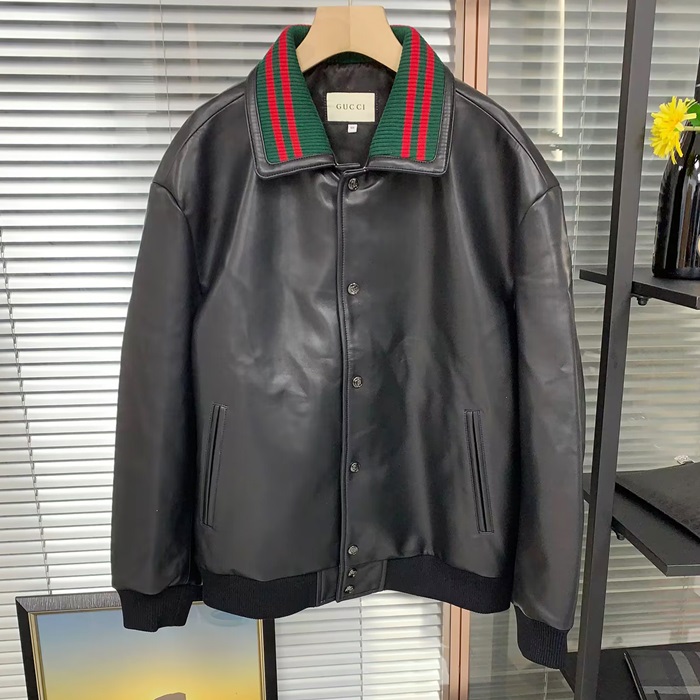 グッチ メンズ レザージャケット - - guc2741x