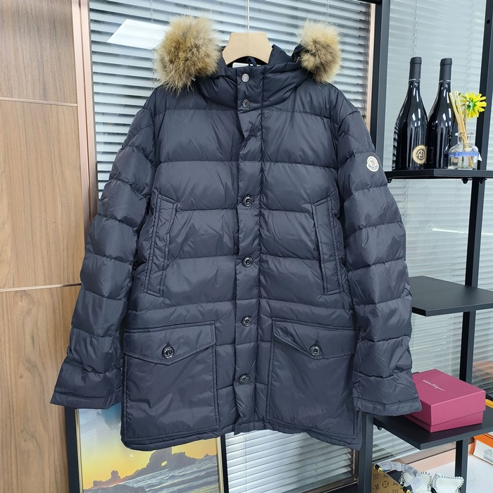 モンクレール メンズ クルニー パッチ LOGO ダウン パディング -  - moc914x