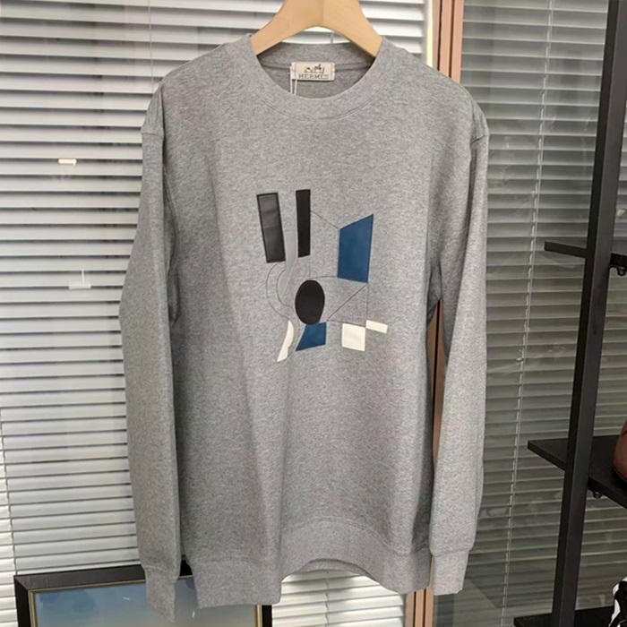 エルメス メンズ ラウンドネックスウェット -   - hec1932x