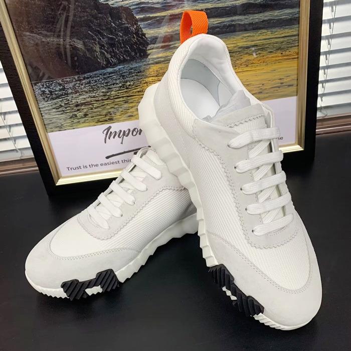 エルメス ユニセックス バウンシング スニーカー  - White  - he324x