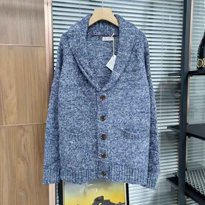 ブルネロクチネリ メンズ Vネック カーディガン -  Cucinelli   - brc4153x