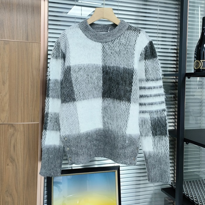  Gray - トムブラウンユニセックス クラシック セーター Thom01369x Size グレー