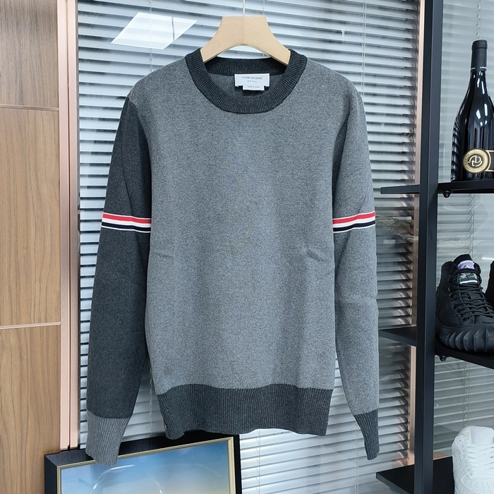 トムブラウン メンズ グレー ニット - Gray Knits - thc1366x