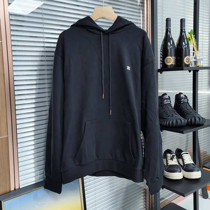 セリーヌ メンズ ブラック フーディーTシャツ -  - cec1459x