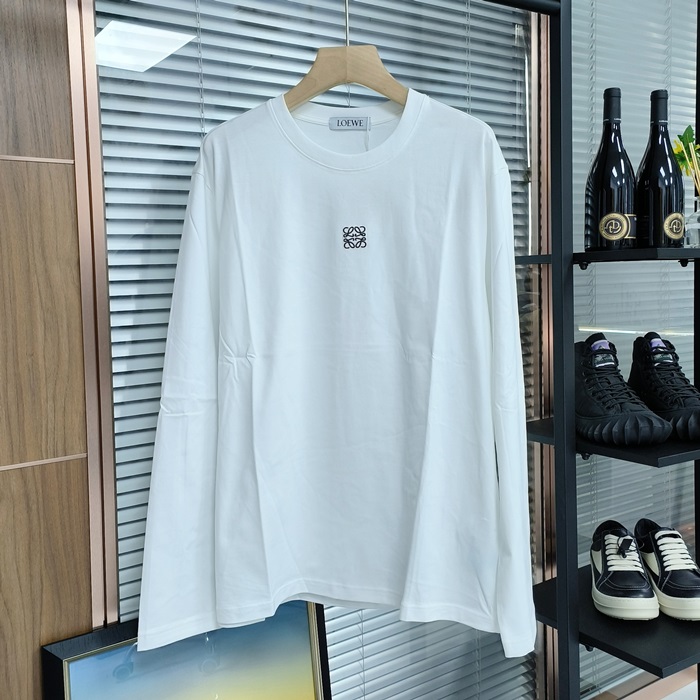 ロエベ メンズ ラウンドネック長袖Tシャツ - Round- loc3168x