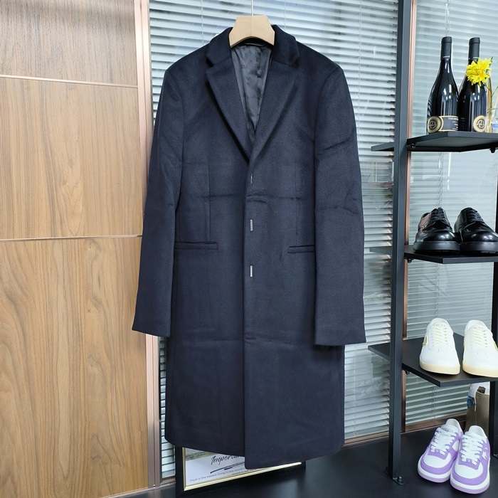 ジバンシィ メンズ ベーシック ブラック コート - Givenchy  - giv0881x