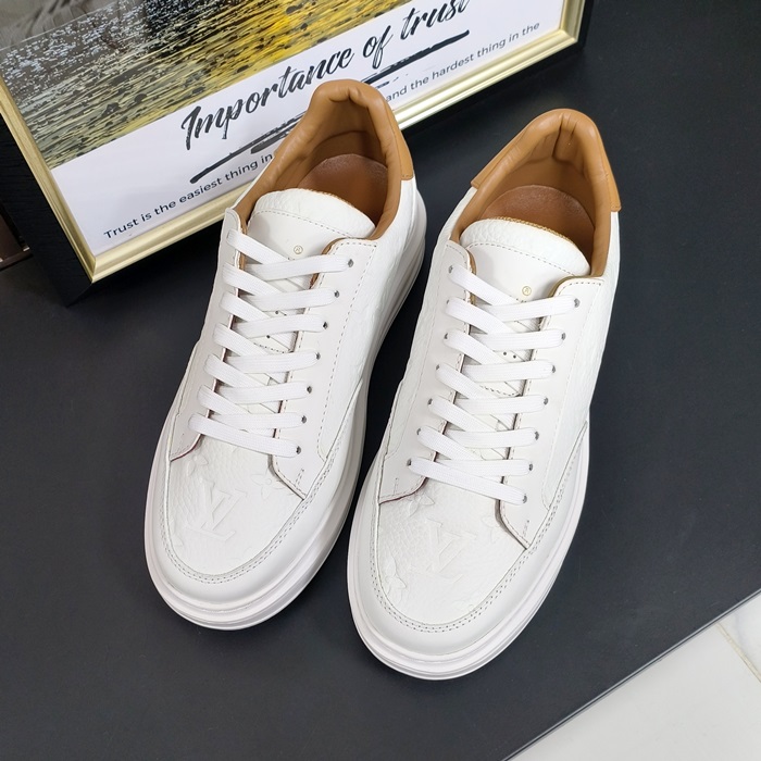 ルイヴィトン メンズ ホワイト スニーカー -  White  - lv703x