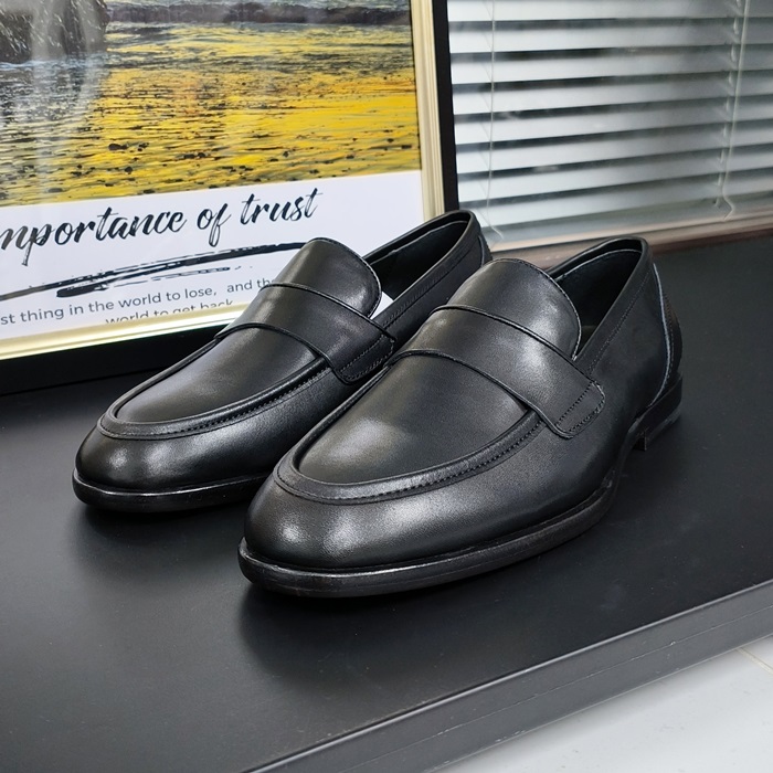 ディーアンドジー メンズ ブラックローファー - - dol406x