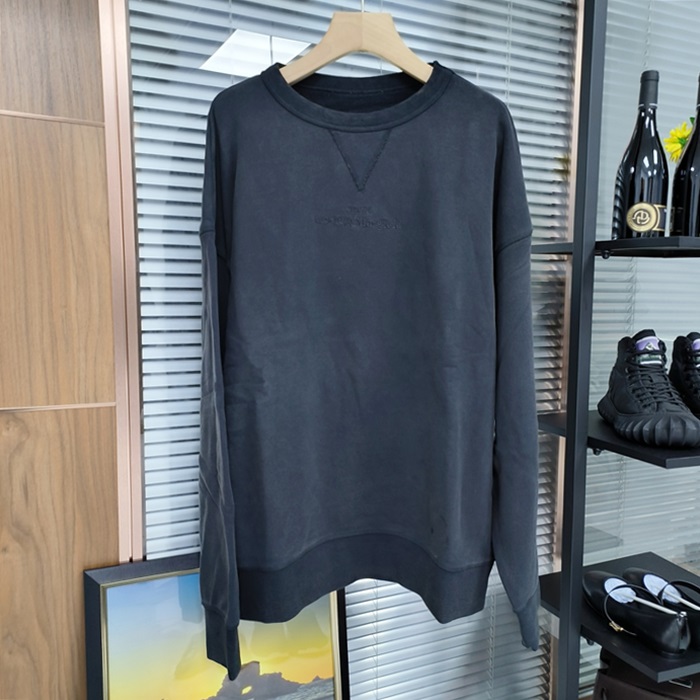 メゾンマルジェラ メンズ ラウンドネックスウェット -  Round- mac3611x