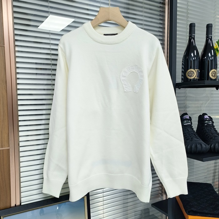 クロムハーツ メンズ ラウンドネックニットアウターウェア -  Knitwear - chc3966x