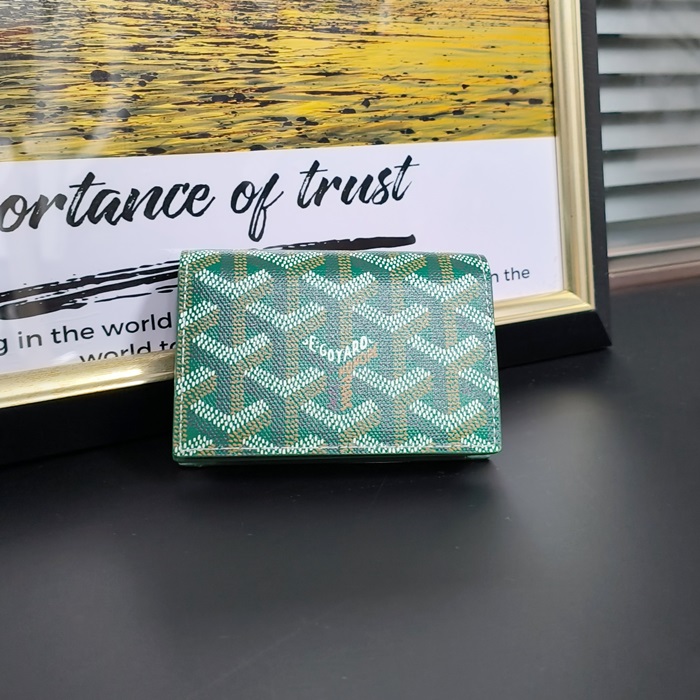 ゴヤール ユニセックス グリーン 말쉐르브 カードホルダー- Malesherbes  - gow123x