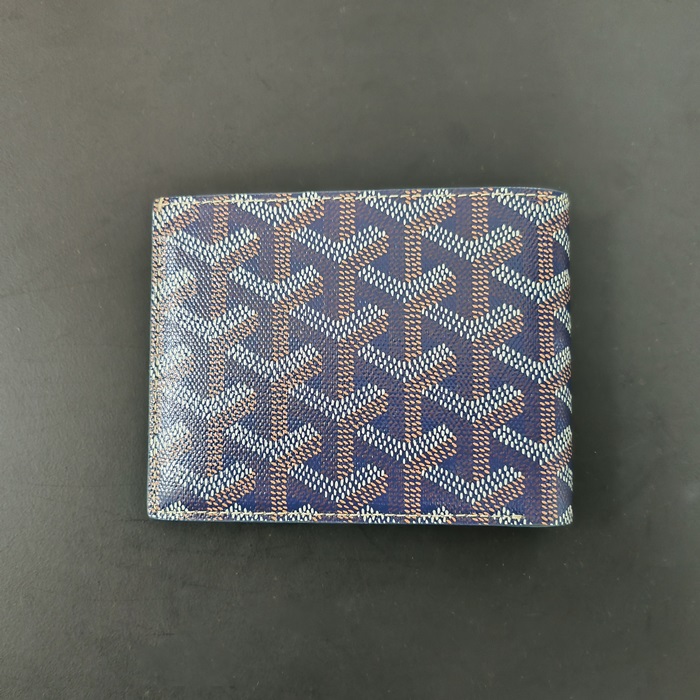 ゴヤール ユニセックス ネイビー ビクトワール 二つ折り財布 - Victoire s - gow56x