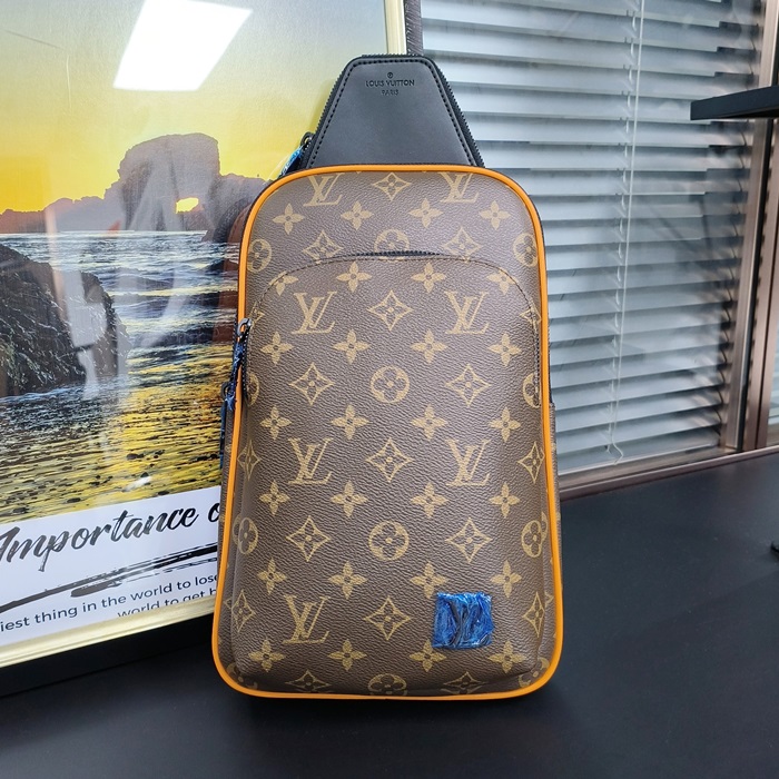 ルイヴィトン メンズ モノグラム アベニュー スリングバック  -  Brown- lv1774x