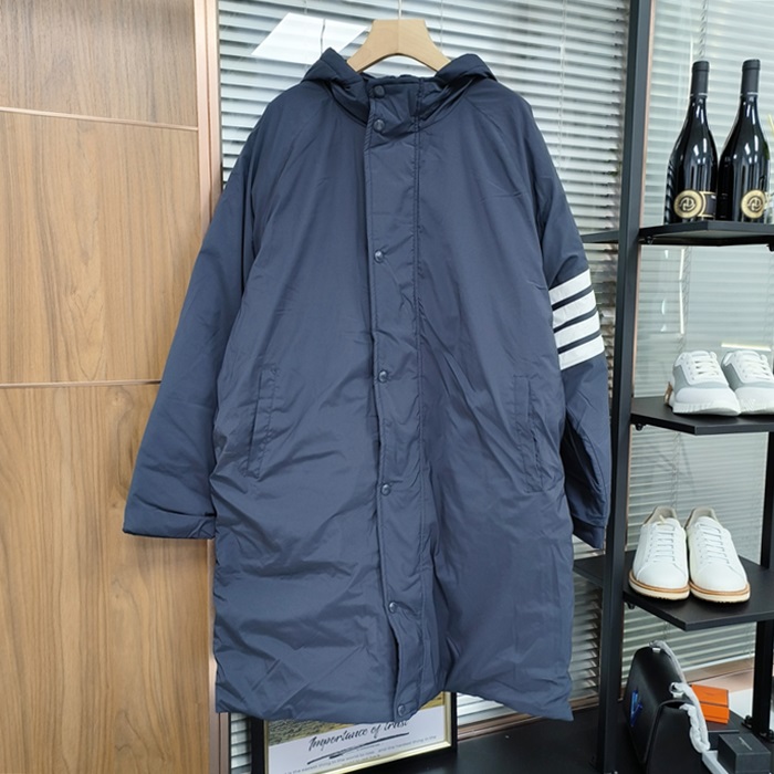 トムブラウン メンズ グレー ダウン パディング - Gray Padding - thom0671x