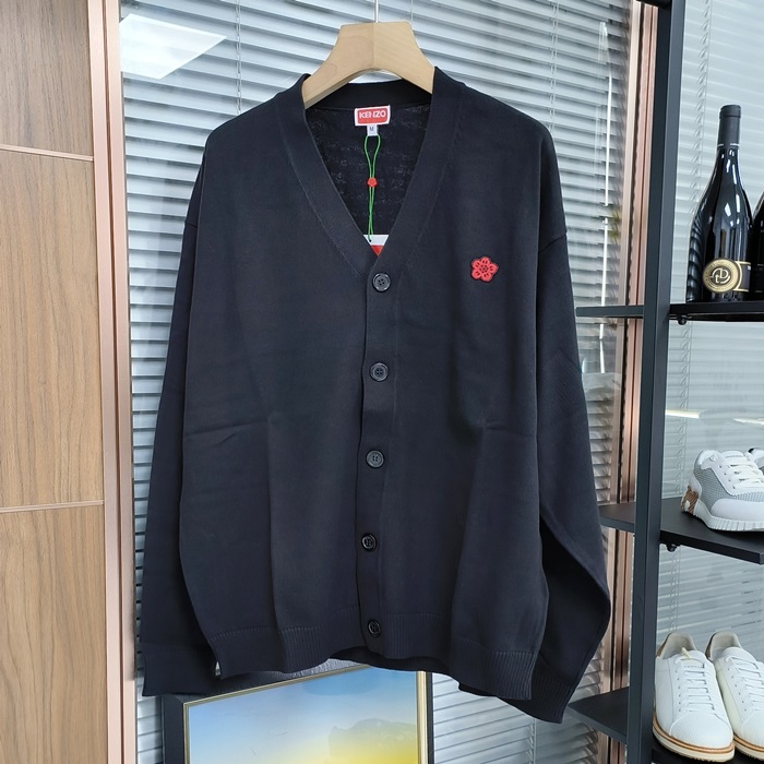 ケンゾー メンズ Vネック カーディガン - Kenzo   - ken4122x