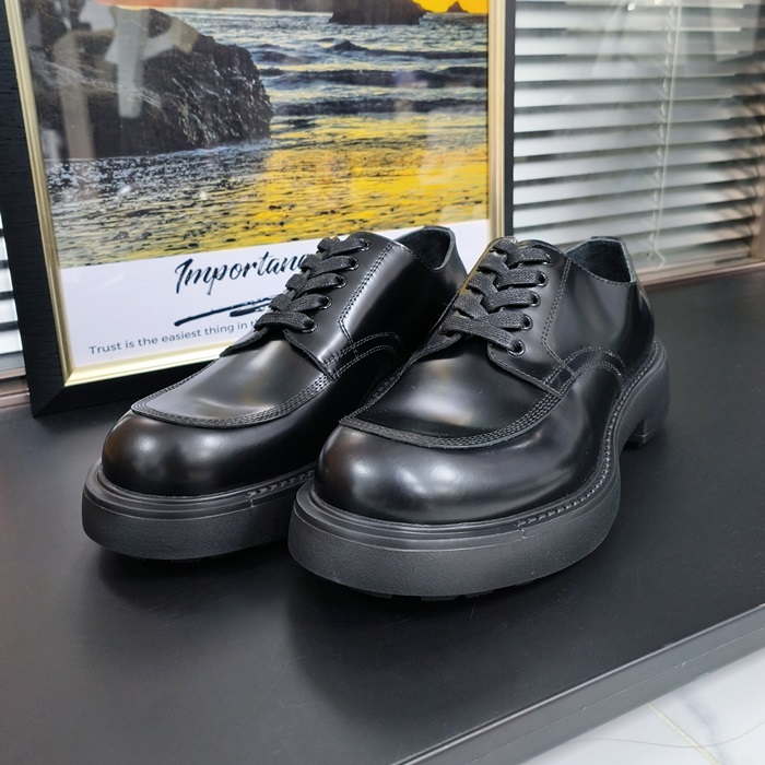 プラダ メンズ ブラック オックスフォード - Oxford - prs120x