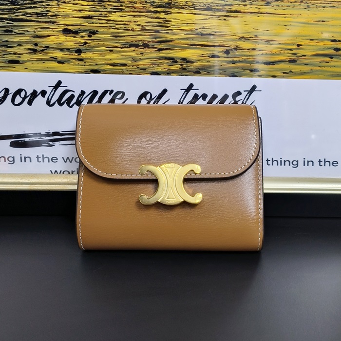 セリーヌ レディース キャメル 二つ折り財布 -  Camel s - ce206x