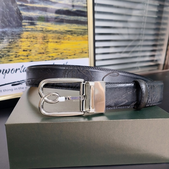 Belt,3.5cm,BLTBT0004 - ベルルッティメンズ リバーシブルレザーベルト,3.5cm,ブラウン