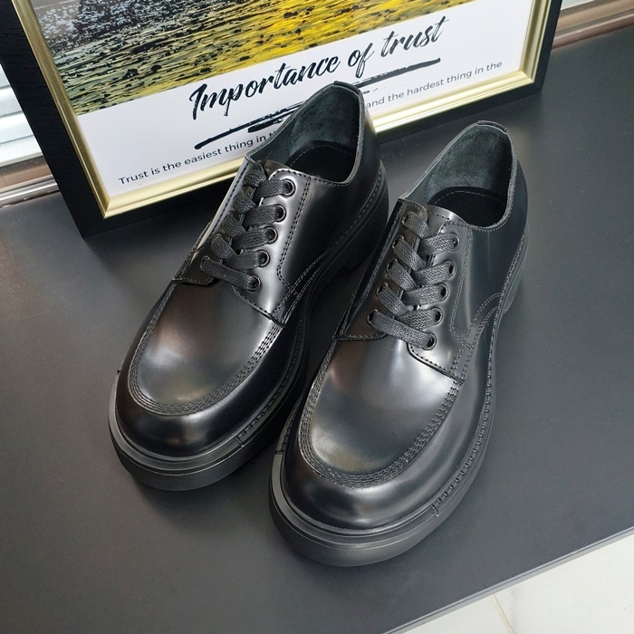 プラダ メンズ ブラック オックスフォード - Oxford - prs120x