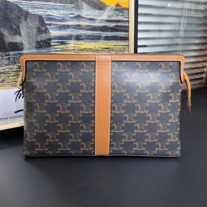 セリーヌ レディース ブラウン クラッチバッグ -  Brown - ceb971x