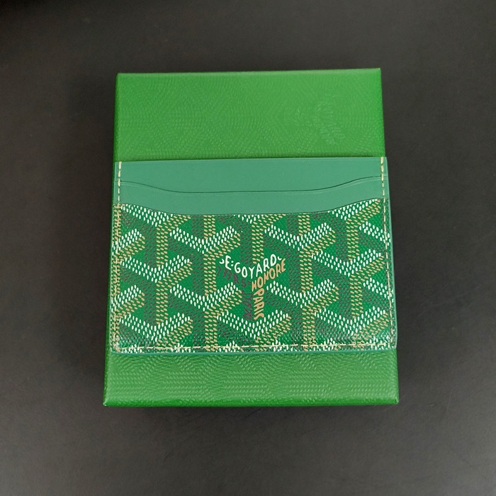 ゴヤール ユニセックス グリーン サンシュルピス カードホルダー - Saint Sulpice  - gow98x