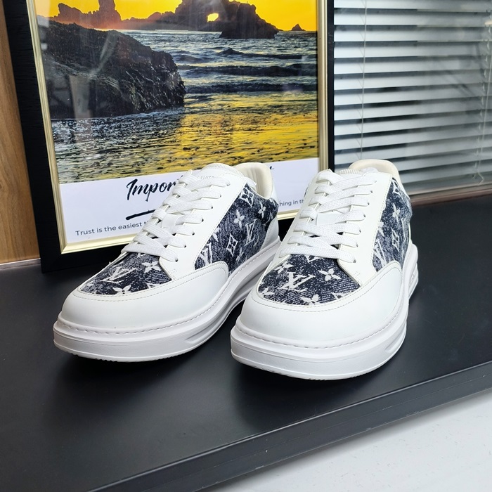 ルイヴィトン メンズ Beverly Hills ブルー スニーカー -   - lou05205x