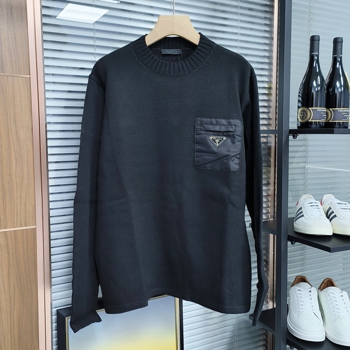 プラダ メンズ ラウンドネックセーター - er - prc3283x