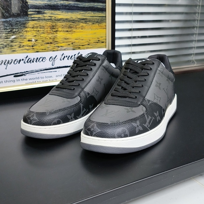 ルイヴィトン メンズ Rivoli ブラック スニーカー -  - lou04971x