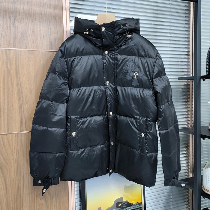 Goose  - クロムハーツメンズ LOGO グースダウン パディング Chr0050x.Sizeブラック