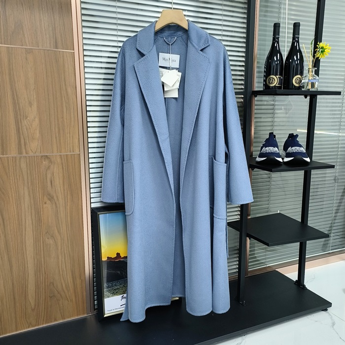 Maxmara  Cashmere - マックスマーラレディース ビジネス カシミア コート Max0052xソラ