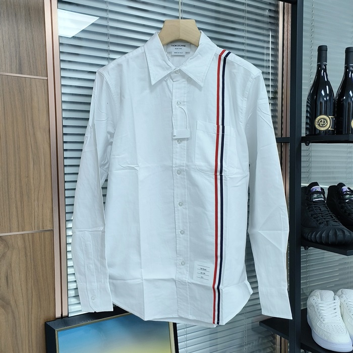 トムブラウン メンズ ホワイト シャツ - Whitethc1184x
