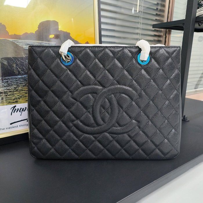 ,33CM - シャネルレディース トート ショルダーバッグ CHAB0326,33CM,ブラック(シルバー)