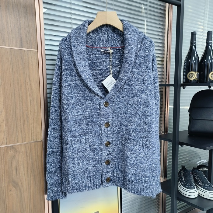 ブルネロクチネリ メンズ Vネック カーディガン -  Cucinelli   - brc4153x