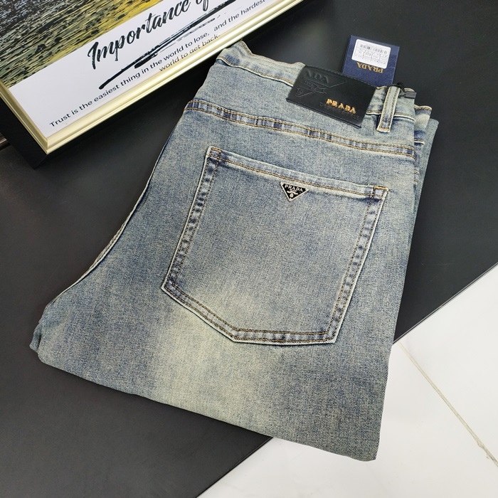 プラダ メンズ グレー ジーンズ - Gray - prc2431x